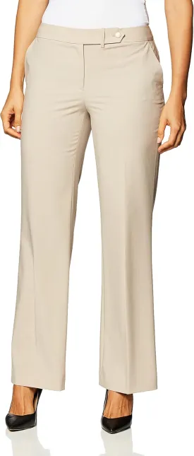 Calvin Klein Straight-Leg Classic Business Casual Pants for Women