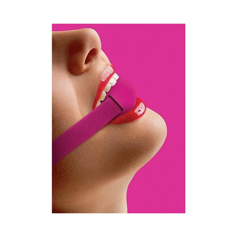 ELASTIC BALL GAG PINK