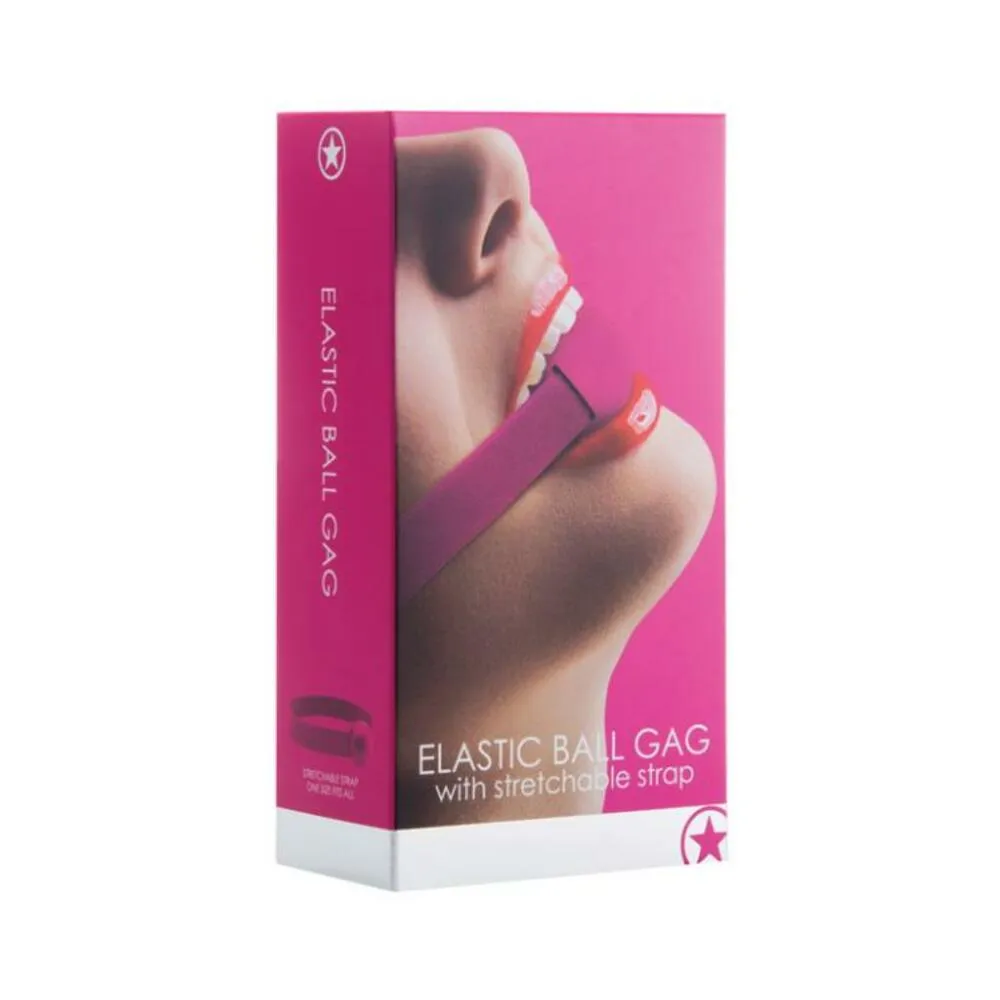 ELASTIC BALL GAG PINK