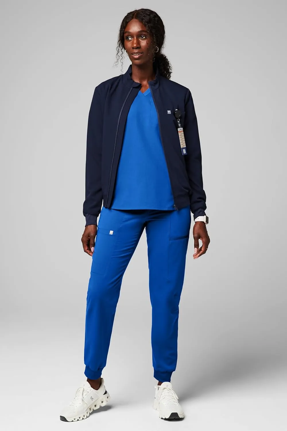 Fabletics Women's Active Scrub Jogger - MotionTech, Pocket-Packed, Lightweight, Wrinkle-Resist, Semi-Slim Fit