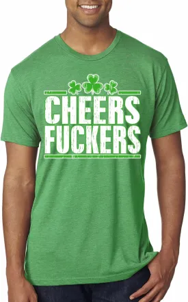 Go Luck Yourself | Shamrock Design St. Patrick's Day Mens Premium Tri Blend T-Shirt