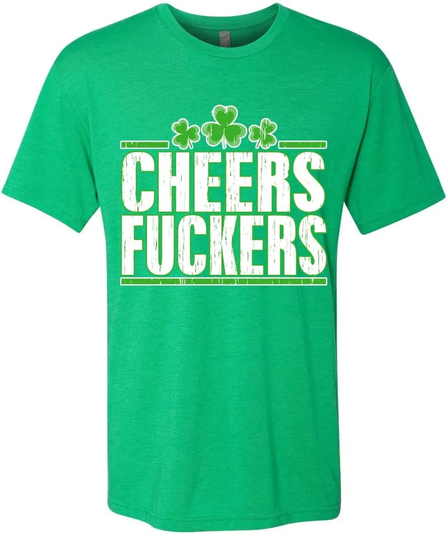 Go Luck Yourself | Shamrock Design St. Patrick's Day Mens Premium Tri Blend T-Shirt