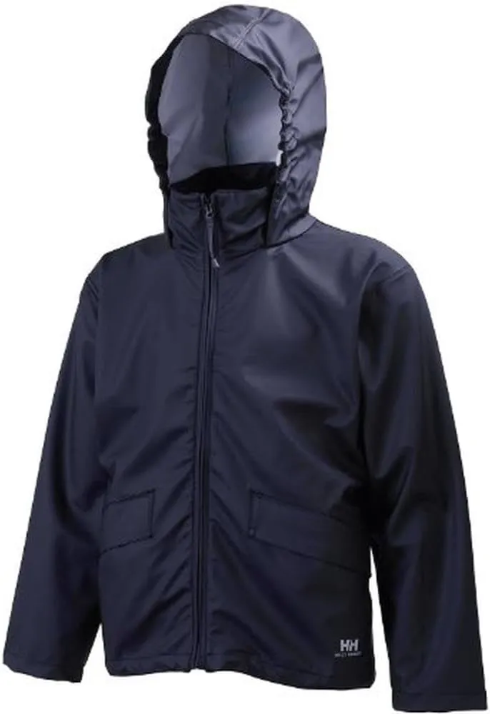 Helly-Hansen Voss Waterproof Rain Jackets for Men Featuring Full Stretch Fabric and Adjustable Hood that Packs into Collar