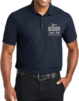 INK STITCH Men K600 Custom Embroidery Design Your Own Ezperformance Pique Polo Shirts