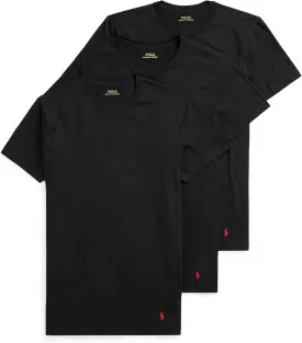 POLO RALPH LAUREN Men's Classic Fit Cotton Crew Undershirts, 3 Pack