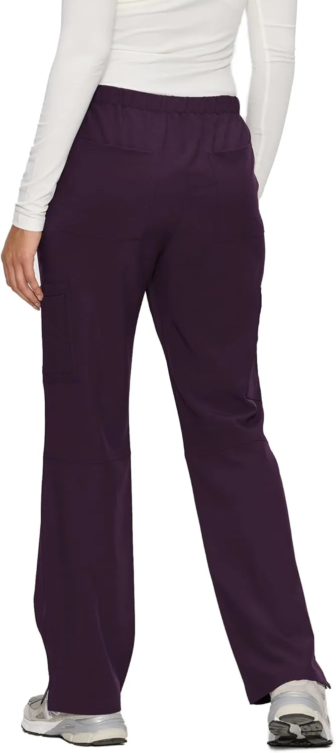Scrub Pants for Women - Soft Stretch, Cargo Pants Scrubs with 8 Pockets