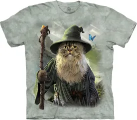 The Mountain Catdalf Unisex T Shirt | Premium, Hand-Dyed | Funny Cat Graphic Tee