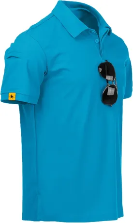 V VALANCH Mens Polo Shirts Short Sleeve Moisture Wicking Golf Polo Athletic Collared Shirt Tennis T-Shirt Tops