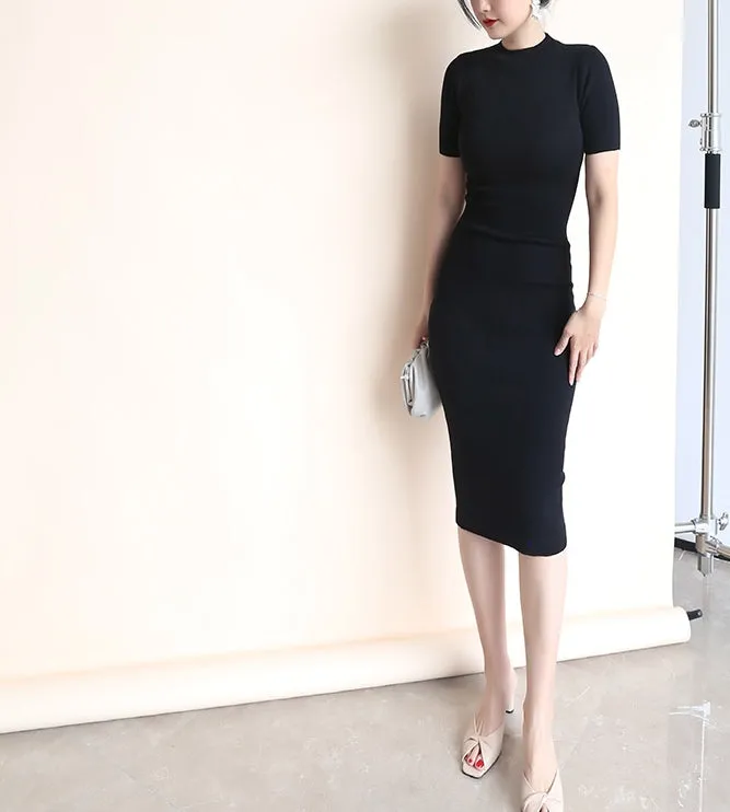 Welma knit dress (preorder/ 2 colours)