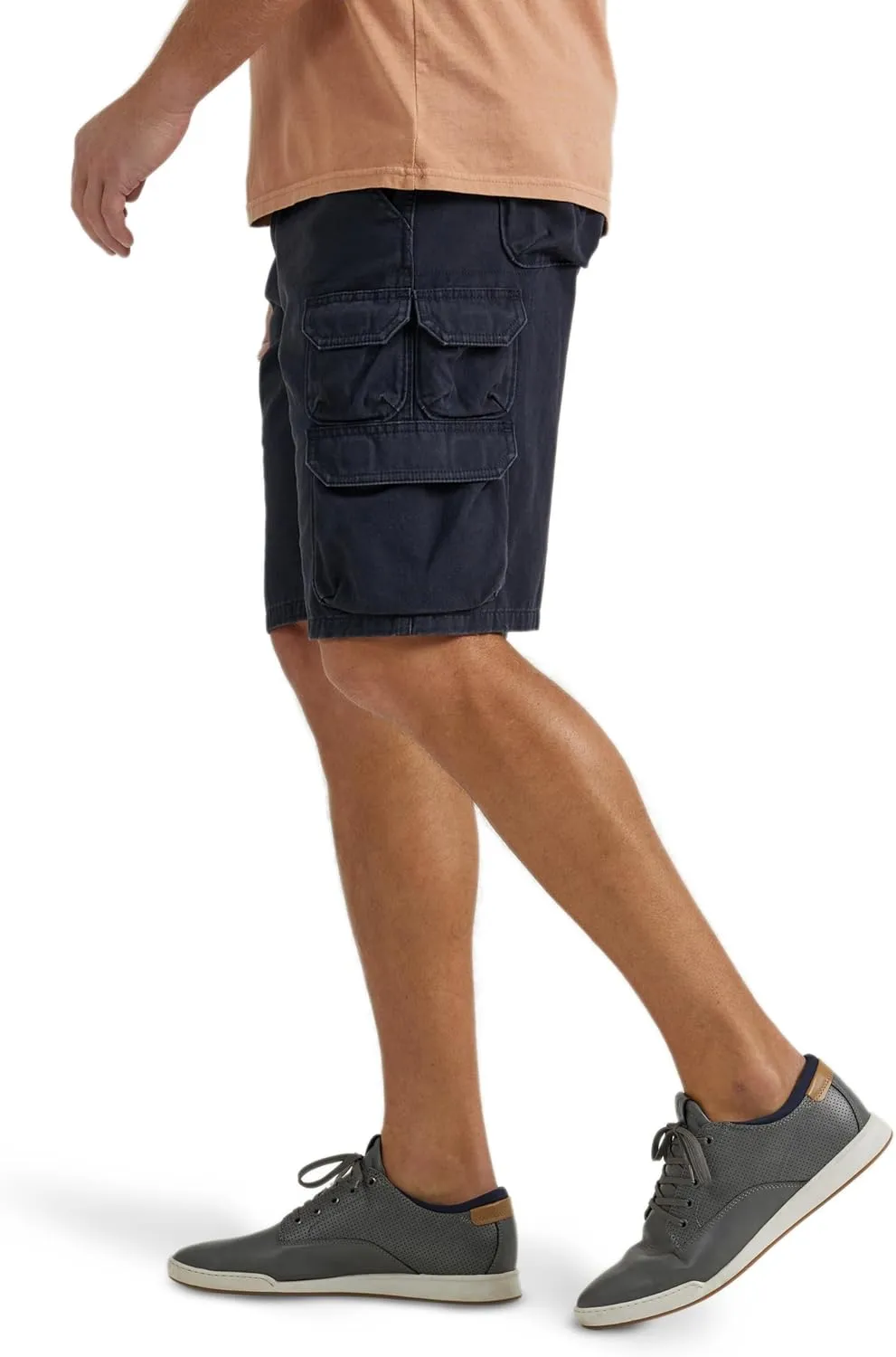 Wrangler Authentics Mens Premium Twill Cargo Short