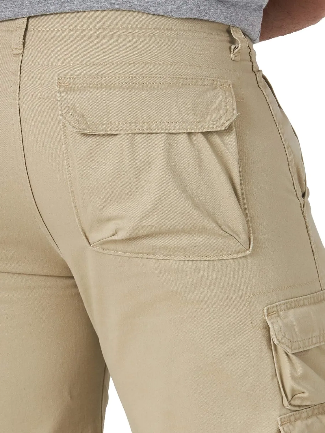 Wrangler Authentics Mens Premium Twill Cargo Short